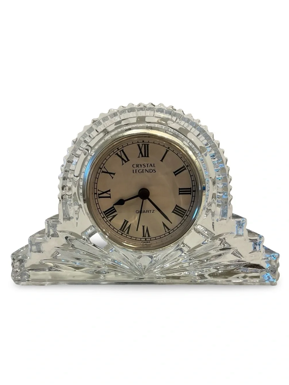 Crystal Legends Vintage Quartz Mantel Clock